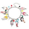 Anime Hunter X Hunter Charm Bracelet Cartoon Kurapika Gon Freecss Killua Figure Cosplay Bangle Bracelet Costume 1 - Hunter X Hunter Shop