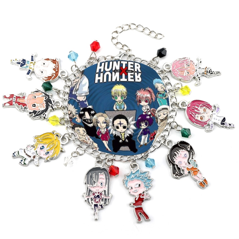 Anime Hunter X Hunter Charm Bracelet Cartoon Kurapika Gon Freecss Killua Figure Cosplay Bangle Bracelet Costume - Hunter X Hunter Shop
