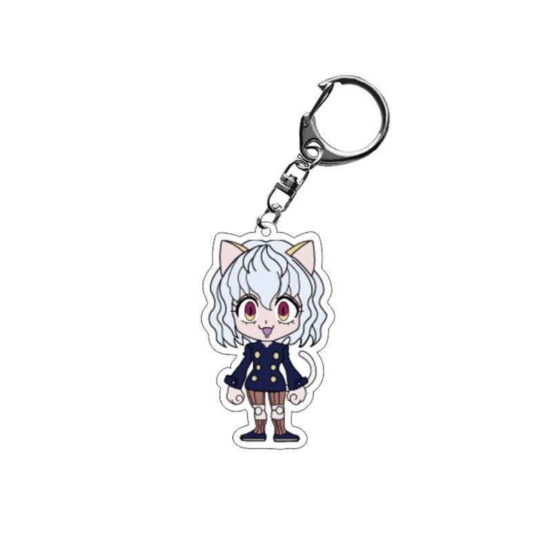 Anime Hunter X Hunter Keychain Acrylic Figure Car Keychains key Chain Pendant Keyring Accessories Metal Holder 5 - Hunter X Hunter Shop