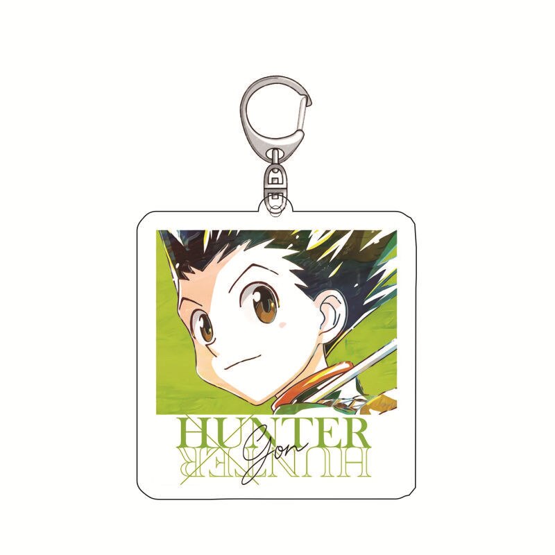 Hot Anime HUNTER X HUNTER Keychain Killua Irumi Hisoka Cute Acrylic Figure Pendant Keychain Keyring Collection 5 - Hunter X Hunter Shop