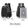 Hunter X Hunter Backpack Harajuku Anime Print Large Capacity Schoolbags For Teenagers Student Travel Backpack 5 - Hunter X Hunter Shop