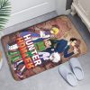 Hunter x Hunter Doormat Floor Bath Kitchen Beach Mat Flannel Sponge Fabric 3D Printed Shaggy Custom - Hunter X Hunter Shop