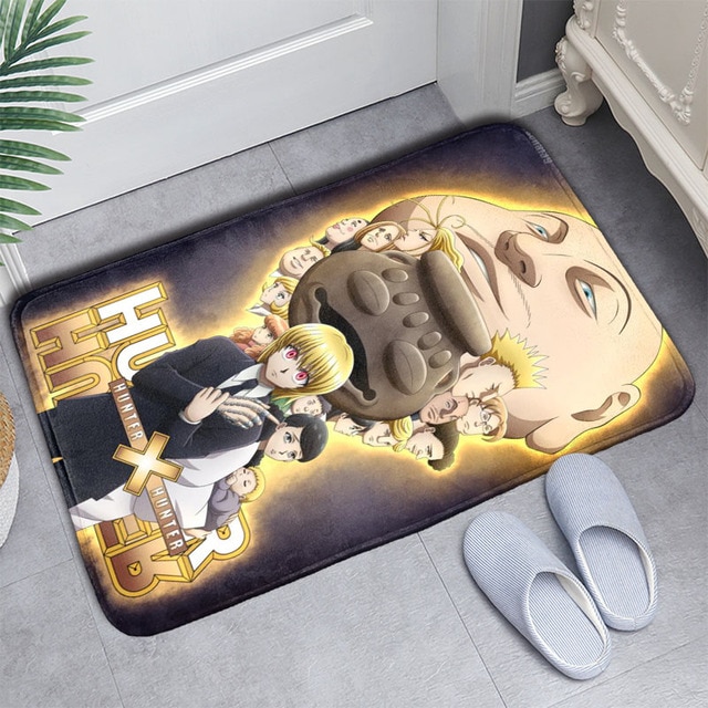 Hunter x Hunter Doormat Floor Bath Kitchen Beach Mat Flannel Sponge Fabric 3D Printed Shaggy - Hunter X Hunter Shop