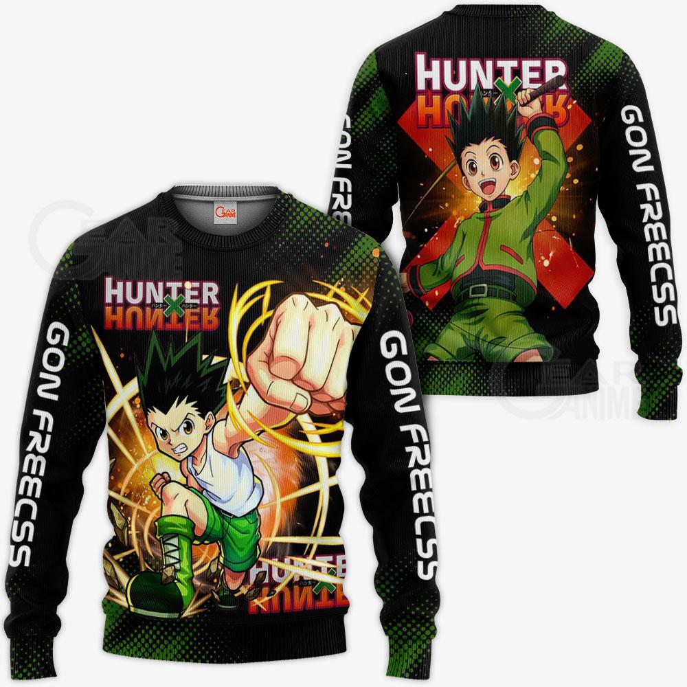 1125 AOP Hunter X Hunter Characters VA Gon 3 MK sweatshirt F 2BB - Hunter X Hunter Shop
