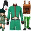Anime Hunter x Hunter Gon Freecss Cosplay Costume women men Top Pants Outfits Halloween Cosplay Carnival - Hunter X Hunter Shop