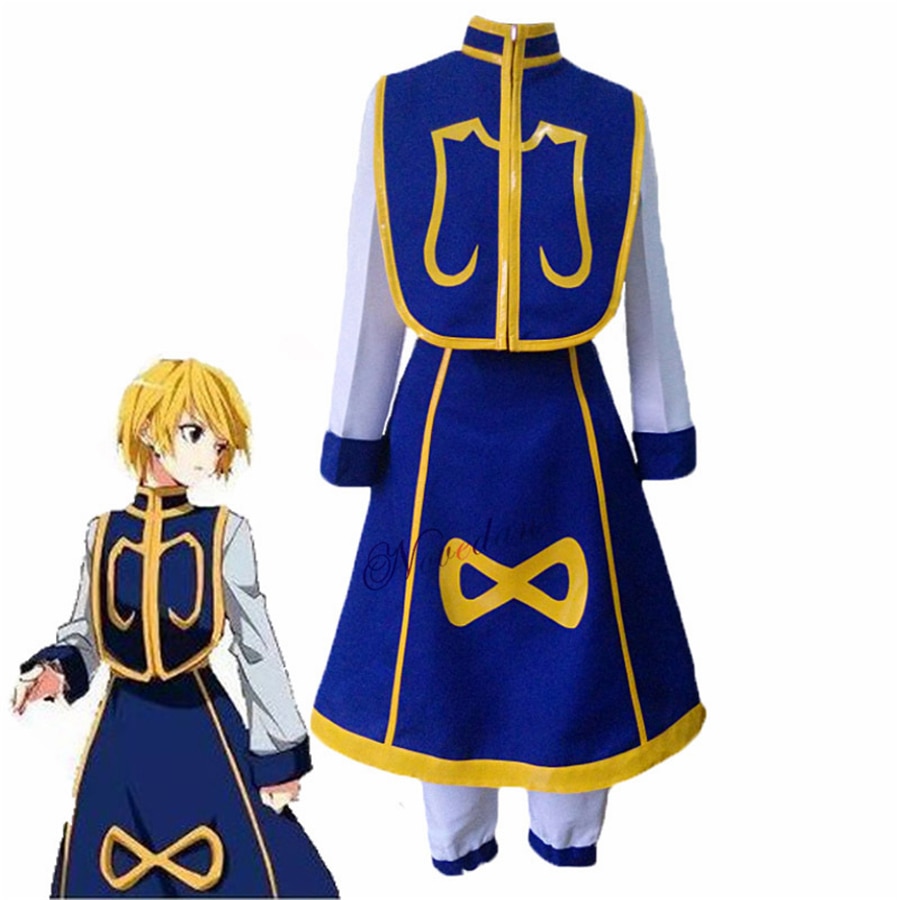 Anime Manga Hunter x Hunter Cosplay Costume Kurapika Chains Ring Earring Shirt Wig Halloween Christmas Party 1 - Hunter X Hunter Shop