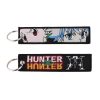 HUNTER HUNTER Japanese Anime Embroidery Keychain Key Fobs Key Tag For Motorcycles Cars Backpack Chaveiro Keychain 4 - Hunter X Hunter Shop