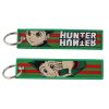 HUNTER HUNTER Japanese Anime Embroidery Keychain Key Fobs Key Tag For Motorcycles Cars Backpack Chaveiro Keychain 5 - Hunter X Hunter Shop