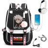Hunter X Hunter Anime Women Backpack Laptop School Bag for Girls Travel Rucksack Killua Zoldyck Female 3 - Hunter X Hunter Shop