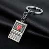 New Anime Hunter x Hunter Keychain Metal Dog Tag Key Chain Ring Holder Men Gift Jewelry 5 - Hunter X Hunter Shop