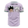 Power Duo Gon Killua Hunter X Hunter AOP Baseball Jersey BACK Mockup - Hunter X Hunter Shop