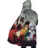 Trippy Power Duo Gon Killua Hunter X Hunter AOP Hooded Cloak Coat SIDE Mockup - Hunter X Hunter Shop
