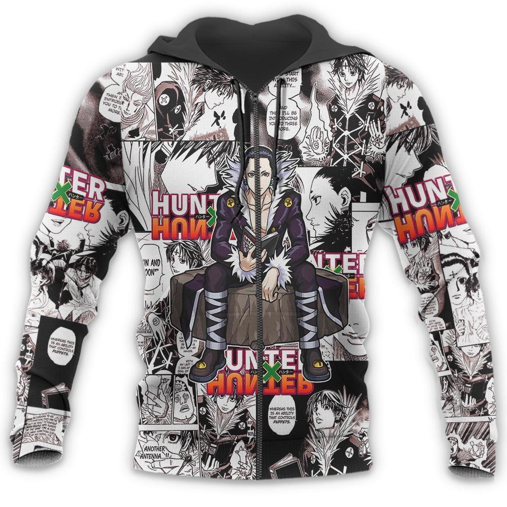 chrollo lucilfer hunter x hunter shirt sweater hxh anime hoodie jacket gearanime 8 - Hunter X Hunter Shop