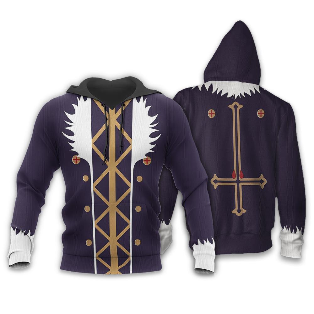 chrollo lucilfer hunter x hunter uniform shirt hxh anime hoodie jacket gearanime 4 - Hunter X Hunter Shop