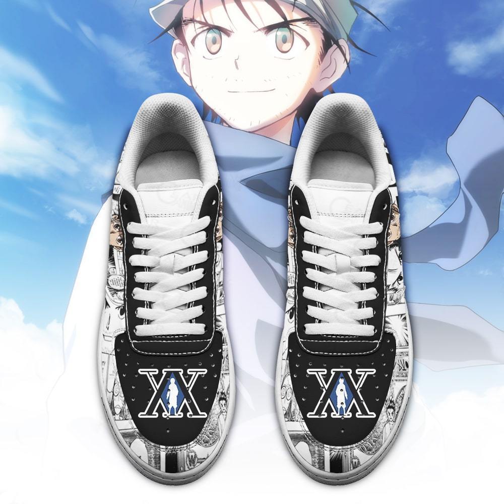 ging air force sneakers custom hunter x hunter anime shoes fan pt05 gearanime 2 - Hunter X Hunter Shop
