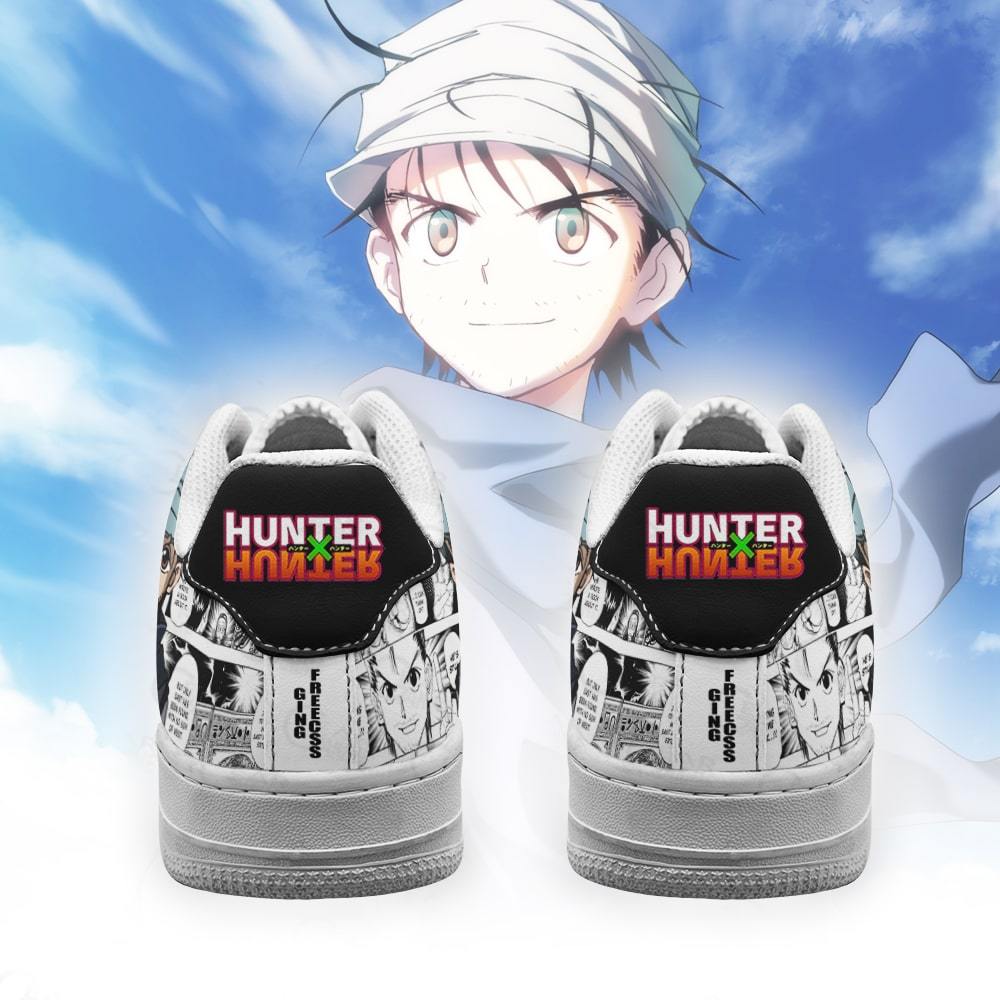 ging air force sneakers custom hunter x hunter anime shoes fan pt05 gearanime 3 - Hunter X Hunter Shop
