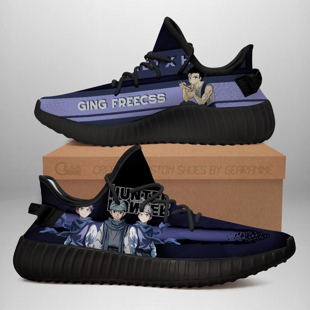 ging yeezy shoes custom hunter x hunter anime sneakers fan gift tt04 gearanime 5 - Hunter X Hunter Shop