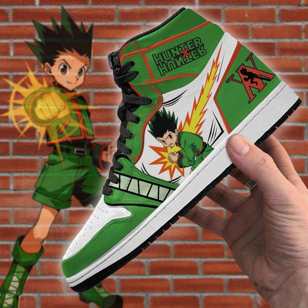 gon freecss hunter x hunter jordan sneakers hxh anime shoes gearanime 4 - Hunter X Hunter Shop