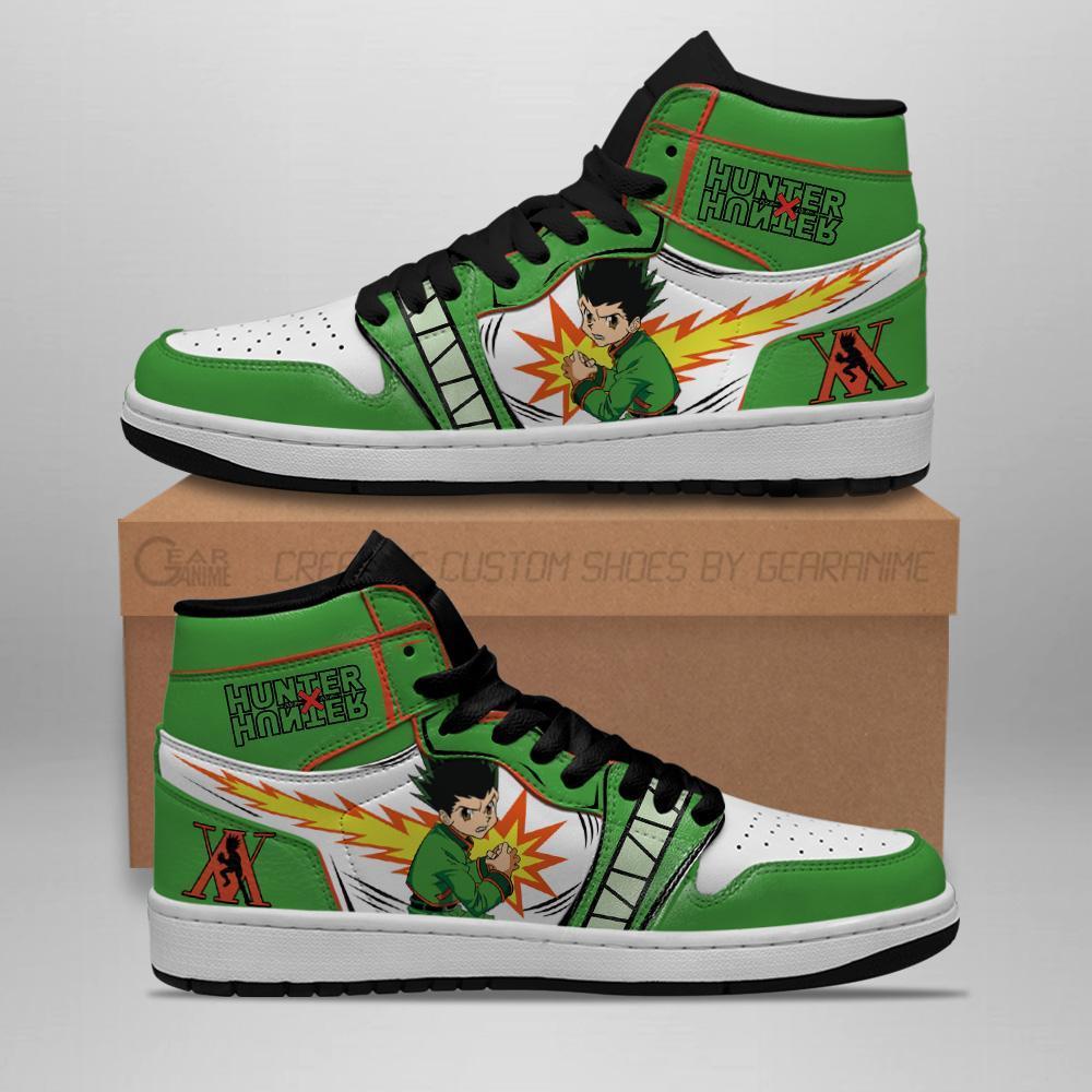 gon freecss hunter x hunter jordan sneakers hxh anime shoes gearanime - Hunter X Hunter Shop