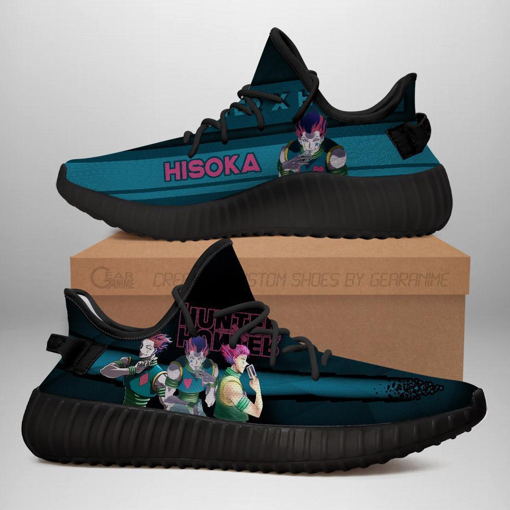 hisoka yeezy shoes custom hunter x hunter anime sneakers fan gift tt04 gearanime 5 - Hunter X Hunter Shop