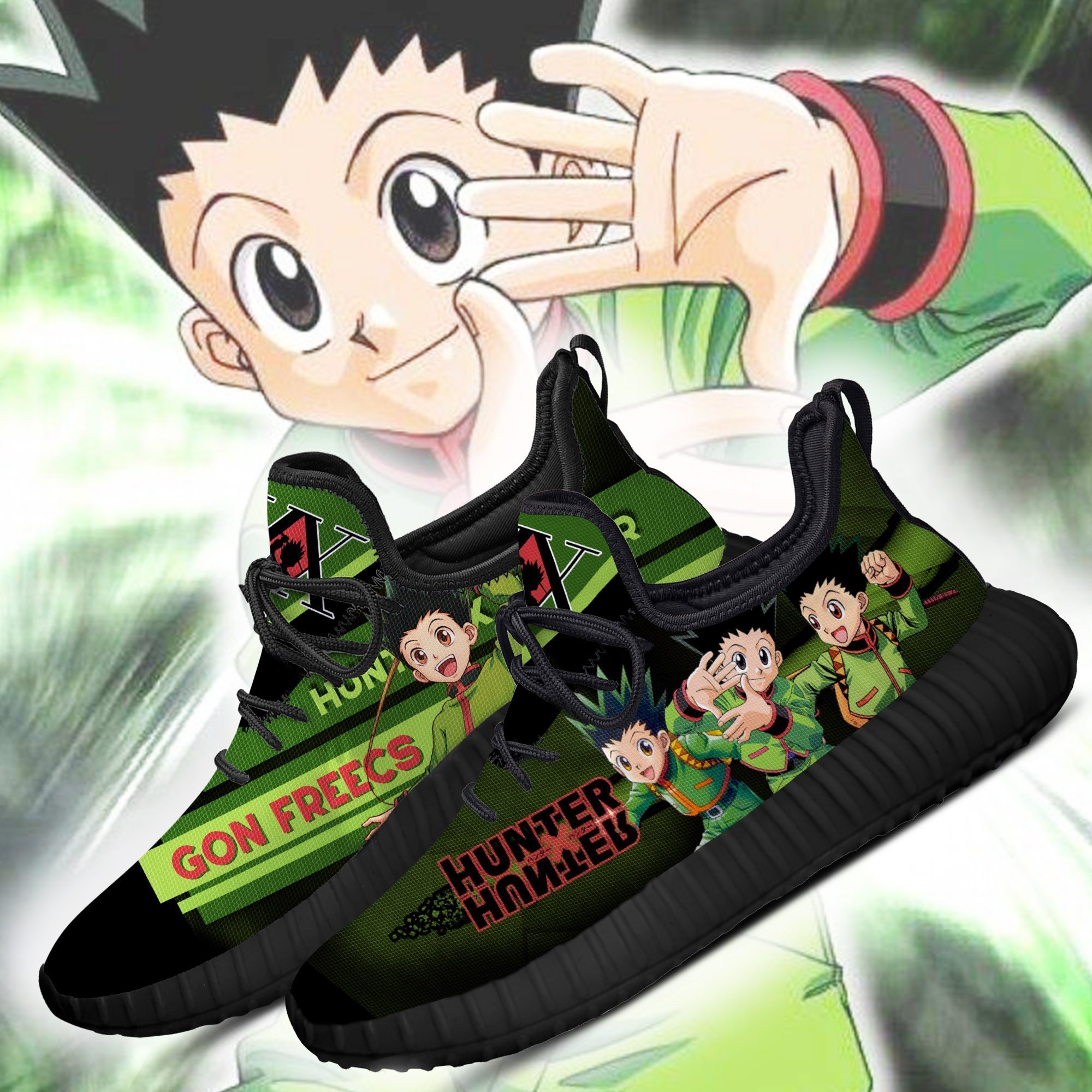 hunter x hunter gon freecss reze shoes custom hxh anime sneakers gearanime 2 - Hunter X Hunter Shop