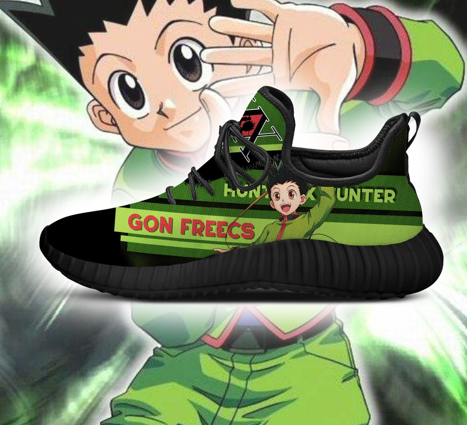 hunter x hunter gon freecss reze shoes custom hxh anime sneakers gearanime 4 - Hunter X Hunter Shop
