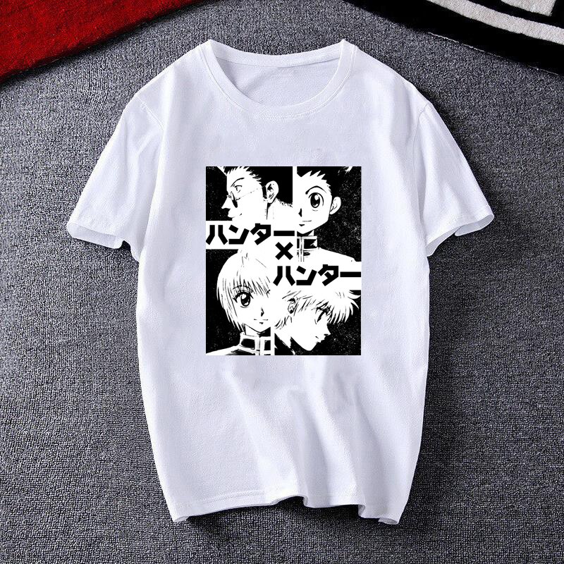 Anime Hunter X Hunter Killua Zoldyck Men s Tshirt Kawaii Men Women T shirt Tops Kurapika 1 - Hunter X Hunter Shop