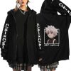 New Hoodie Hunter X Hunter Killua Zoldyck Zip Up Hoodies Streetwear Plus Size Jackets Coats Long - Hunter X Hunter Shop