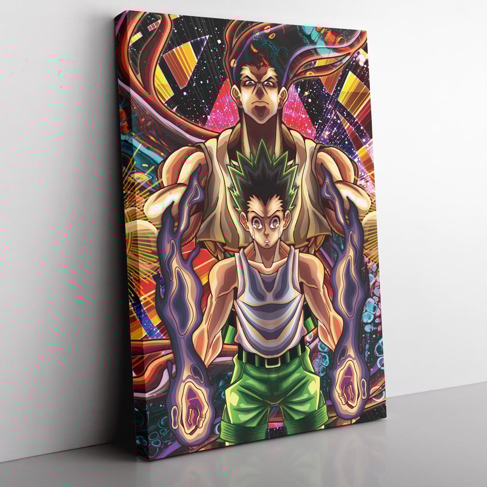 gon Portrait Canvas Print Wall Art floor - Hunter X Hunter Shop