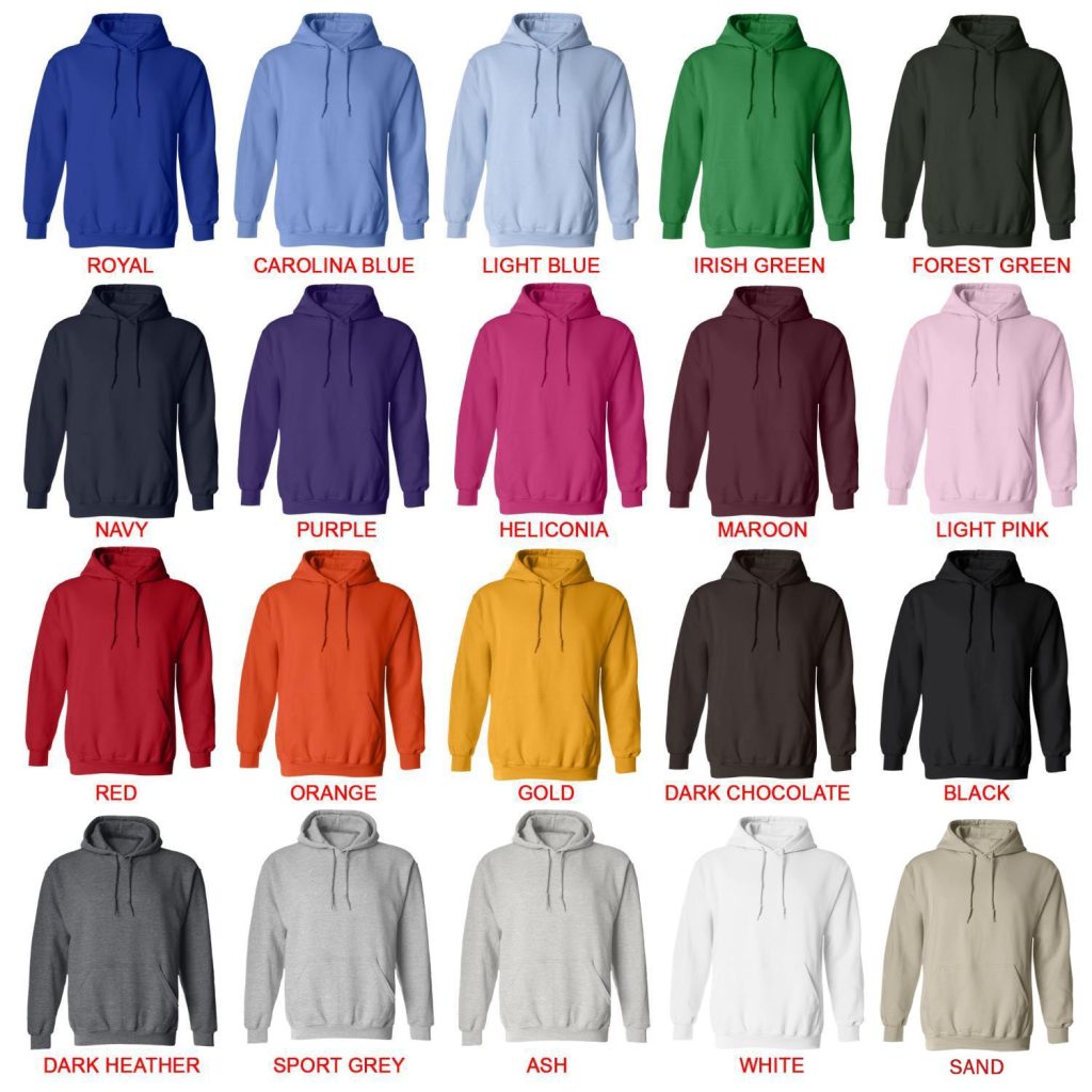 hoodie color chart - Hunter X Hunter Shop