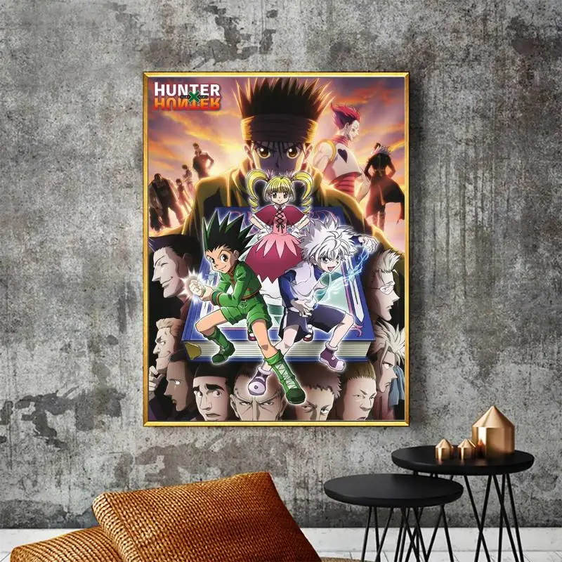 Babaite Hunter X Hunter DIY Kraft Paper Poster Vintage Wall Art Painting Study Stickers Big Size 10 - Hunter X Hunter Store