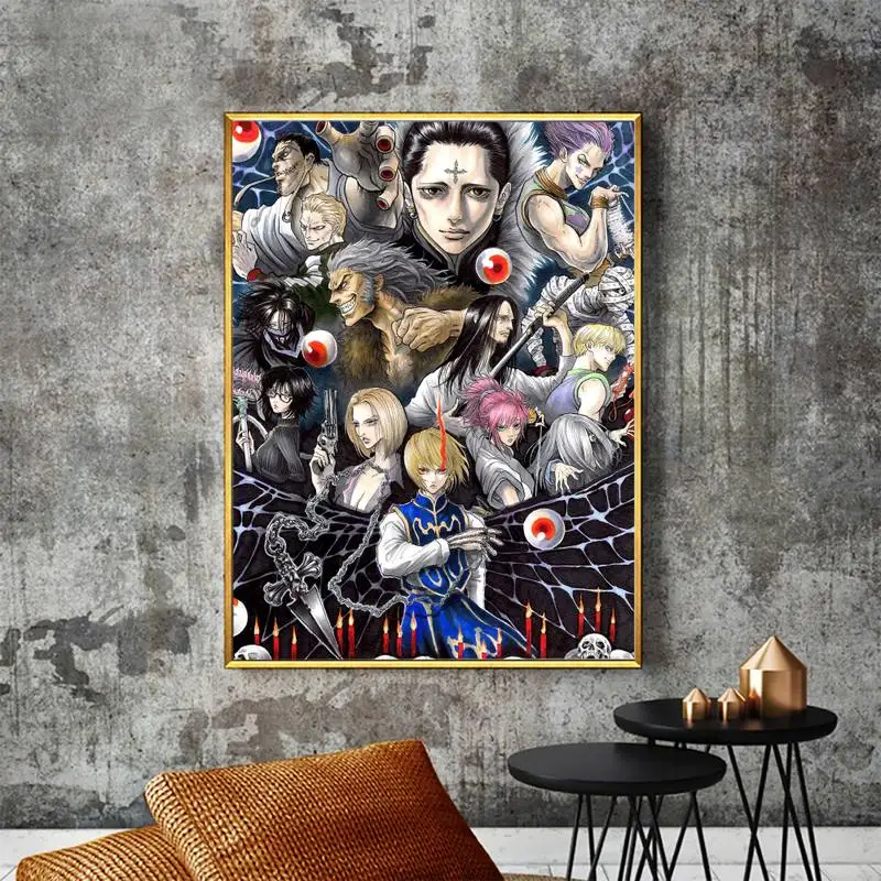 Babaite Hunter X Hunter DIY Kraft Paper Poster Vintage Wall Art Painting Study Stickers Big Size 4 - Hunter X Hunter Shop