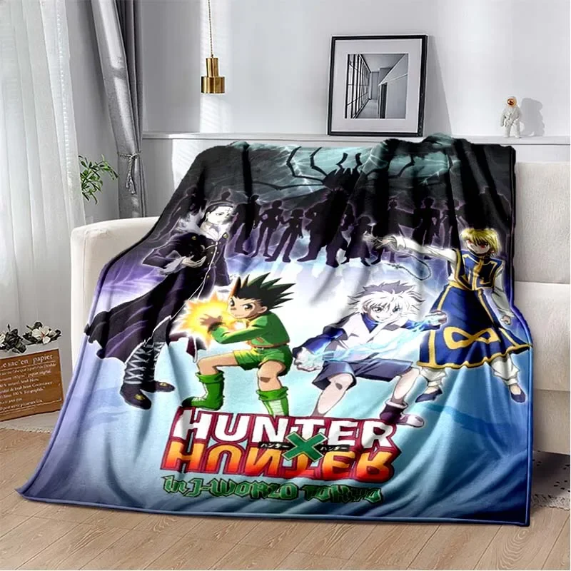 Pattern H Hunte X Hunter Anime Flannel Blanket Multi purpose Holiday Gift Blanket Warm And Soft 1 - Hunter X Hunter Shop